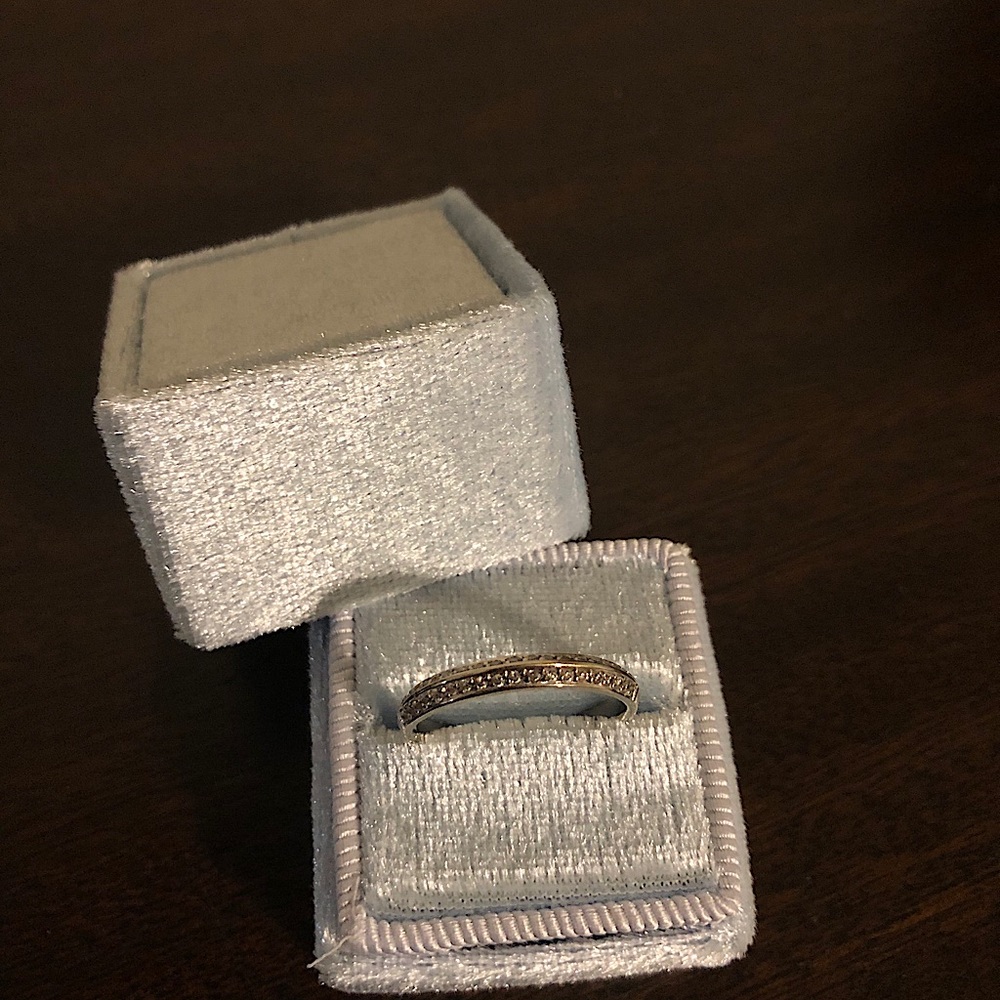 Vintage Diamond & 14k Band sz 8.5